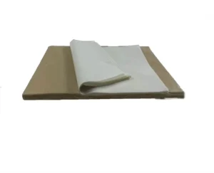 White 17gsm Moisture Proof Acid Free Virgin Wood Pulp Crepe Tissue Paper (JINGCHENG JC026) T Shirt Wrapping 500 Sheets Per Ream