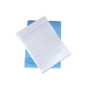 White Blue Medical Scrim Reinforced Disposable Paper Hand Towels 3/4 Ply Sterilization Scrim Paper Wiper for Surgical Packs Use