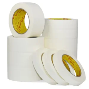 White Crepe Paper Masking Tape for Painting Jumbo Roll Automotive Yellow