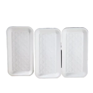 White Dental Rectangle Disposable Paper Cups Customized Designs Waterproof Embossing Printing Food Grade China