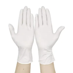 White Nitrile Gloves Latex Free 100pcs box Non slip Medical Powder Free 4mil Disposable Nitrile Examination Gloves for Hospital