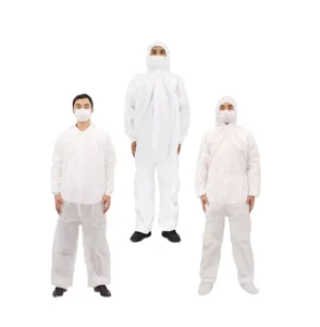 White PP Coverall High Quality Chemical Hazmat Protective Suit Disposable Coverall Clothing