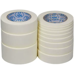 White Painters Masking Tape for Painting 10mm Jumbo Roll Automotive Yellow Color Paint Paper Masking Tape for Car