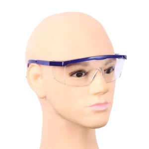 Wide Vision Protection Eyewear Eye Shield Nurse Adult Clear Anti-Fog Safety Glasses With Adjustable Temples Safety Goggles