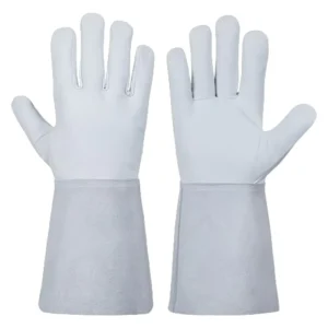 Winter Warm Blue Cotton Liner General Purpose Customizable Fire Proof Smooth Texture Safety Work Gloves Double-Layer Latex
