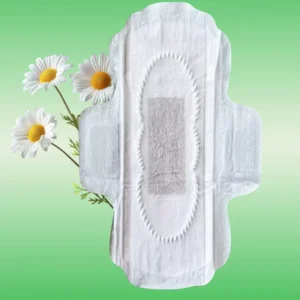 Women Disposable Incontinence Pads Printed Chamomile Herbal Chip Odor Control 3D Leak Proof Side Guards High Absorbency Light