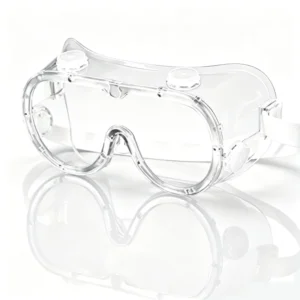 Work Goggles Plastic Frame Anti-Dust Windproof Shockproof Anti-Fog Industrial Eye Safety for Medical & Industrial Use