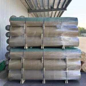Woven Fabric Raffia PE Coated Antirust Steel Coil Wrap Brown VCI Paper Wrinkled Wired Crepe Multi Metals Packaging CVCI