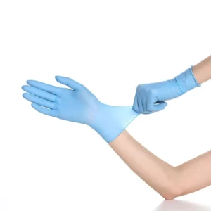 X Large 1000pcs 4 Mil Blue Nitrile Gloves Tear Resistant Puncture Resistant 9inch Powder Free for Food Handling