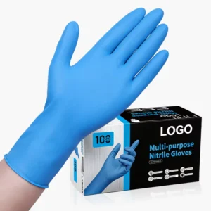 XINGYU 12 Mil Extended Cuff Heavy Duty Disposable Nitrile Gloves Powder Free Micro-Textured Grip Industrial Nitrile Gloves