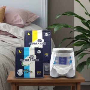 XL Size Disposable Adult Diaper Nighttime Heavy Absorption with Breathable and Printed SAP Feature From China
