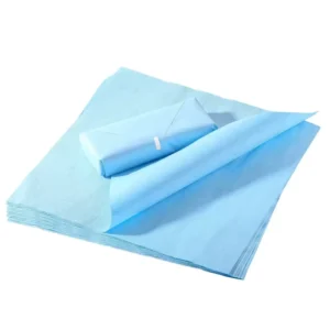 Xingcheng 90*90cm Sterilization Wrap Crepe Paper Blue or Green Medical Sterilization Crepe Wrapping Paper