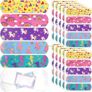 YOJO Medical Grade Safety OEM Brand Flexible Printing Cartoon Design CE Certified EO Sterile Band Aid Custom for Kids