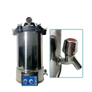 YX 18HDJ 24HDJ Stainless Steel Portable Steam Sterilization Pot for Laboratory Use