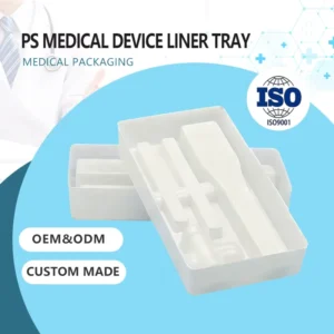 YZG Extruding Custom Medical Packaging Blister Tray Dust free Workshop Sterile Plastic Box for Ampoule