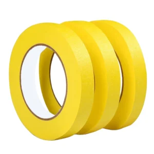 Yellow Color Painters Tape UV Protection Safe Release Automotive Painting Strong Adhesion High TEMP Resistant 18mm*50m 48mm