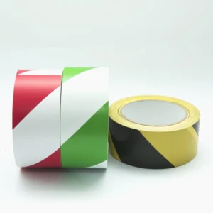 Yellow PVC Floor Marking Tape 100mm Single Sided Rubber Adhesive Sticker Waterproof Warning Hazardous Area Boundary Marking Tape