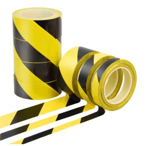 Yellow and Black Waterproof Floor Marking Warning Tape