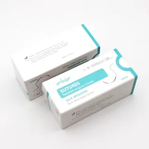 Yingmed Disposable Medical Surgical Thread Non Absorbable Suture Surgical with Needle