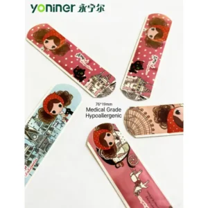 Yoniner CE Certified Hypoallergenic Waterproof Wound Bandages Breathable Medical Adhesive PE Material EO Disinfected Class I