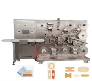Yunwo High Speed Automatic First Aid Plaster Woundplaste Making Machine for Band aid Bandage Packaging Machine