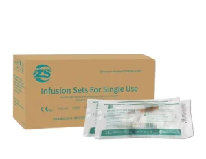 ZHUSHI Medical Intravenous Infusion Set for Animals Manual Power Source Sterile IV Infusion Set with Needle