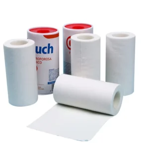 Zinc Oxide Adhesive Plaster Sparadrap with White Plastic Cover Cotton Medical Tape