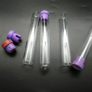 clear Round Bottom Empty 12*75mm 12*100mm 16*100mm Pet test Tube for Vacuum Blood Collection Tube Use