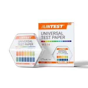 pH Test Paper Measure Full Range 1-14 Thick Roll with Dispenser Ph Test Strips Roll