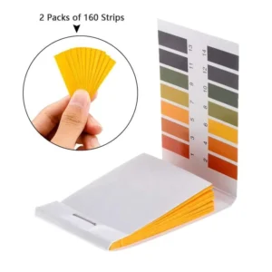 pH Test Strips pH Paper Universal Application (pH 0-14) for Saliva Soap Urine Food Liquids Water